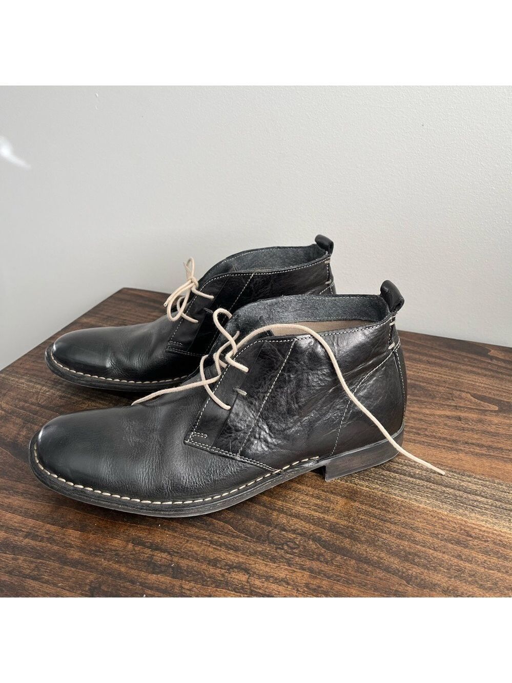 ALDO Men’s Chukka Boots, Size 9.5, Colour Black.